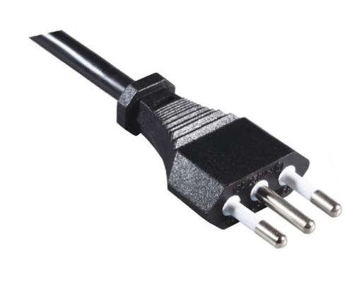XH016A CEI 23-16 Italy 3-Pin Power Cord for Home & Office Appliances