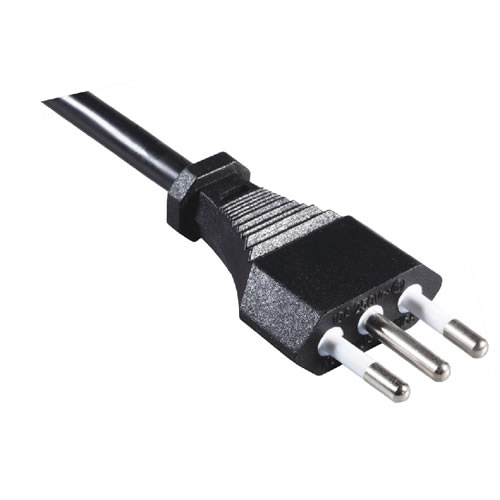XH016A CEI 23-16 Italy 3-Pin Power Cord for Home & Office Appliances XH016A CEI 23-16 Italy 3-Pin Power Cord for Home & Office Appliances