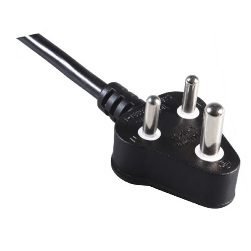 XH042A SABS South Africa 3-Pin Power Cord for Small Appliances & Chargers XH042A SABS South Africa 3-Pin Power Cord for Small Appliances & Chargers