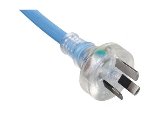 XH022B Australia SAA 3-Pin Transparent Power Cord for Heavy-Duty Appliances XH022B Australia SAA 3-Pin Transparent Power Cord for Heavy-Duty Appliances