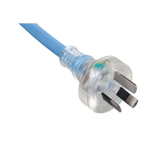 XH022B Australia SAA 3-Pin Transparent Power Cord for Heavy-Duty Appliances XH022B Australia SAA 3-Pin Transparent Power Cord for Heavy-Duty Appliances