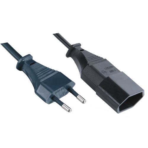 XH01-Z European 2-Pin Power Extension Cord XH01-Z European 2-Pin Power Extension Cord