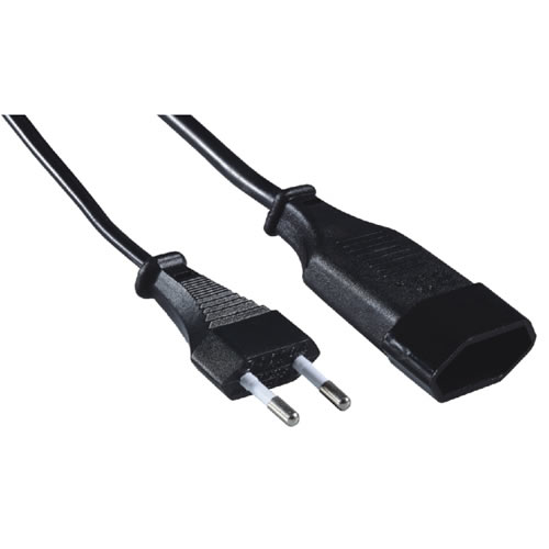 XH01-Z European 2-Pin Flat Plug Power Extension Cord XH01-Z European 2-Pin Flat Plug Power Extension Cord