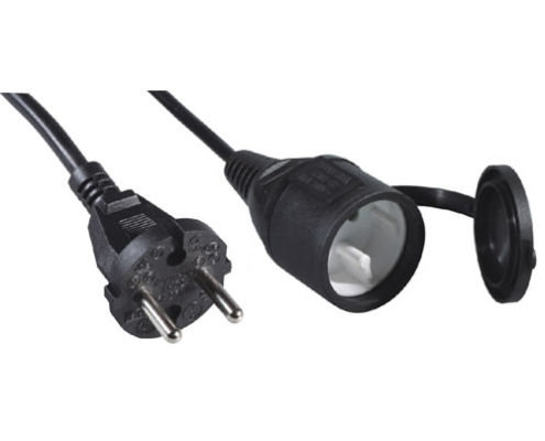 XH02-S2 Waterproof European 2-Pin Power Extension Cord XH02-S2 Waterproof European 2-Pin Power Extension Cord