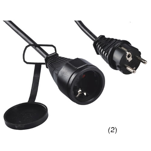 XH-03C/XH03-S3 IP44 Waterproof Schuko Extension Cord 16A 250V XH-03C/XH03-S3 IP44 Waterproof Schuko Extension Cord 16A 250V