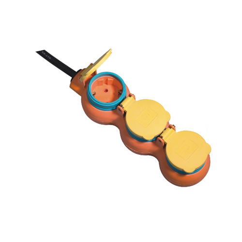 XG031B IP44 Waterproof 3-Way Schuko Extension Cord 16A Outdoor Use XG031B IP44 Waterproof 3-Way Schuko Extension Cord 16A Outdoor Use