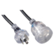 XH022B/XH026B SAA Certified Transparent Australian Extension Cord 10A