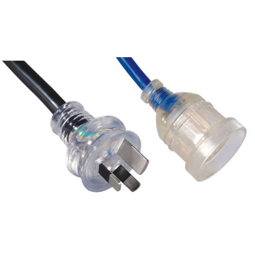 XH024A/XH026C SAA Certified Transparent Australian Extension Cord 10A XH024A/XH026C SAA Certified Transparent Australian Extension Cord 10A