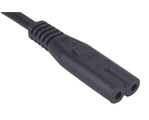 XC7 (ST2) IEC C7 Power Connector for 2-Core Cables, UL & VDE Certified
