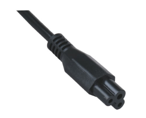 XC5 (XH005A) IEC C5 3-Pin Power Connector for Laptops & Notebooks, UL/VDE/CCC Certified