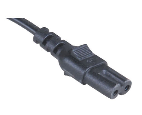 XC7 (XH004A) IEC C7 2-Pin Power Connector for Small Appliances, UL/VDE/CCC Certified