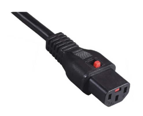 XC13-S (XH006H) Locking IEC C13 Power Connector for Servers & Industrial Equipment, UL/VDE Certified