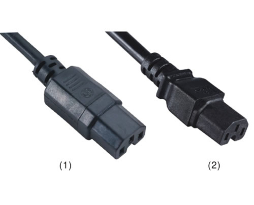 XC15 (XH006C) IEC C15 3-Pin Power Inlet Connector for Servers & Industrial Equipment, Multi-Certified