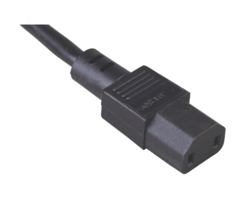 XC17 (XH006G) IEC C17 2-Pin Power Inlet Connector for Laptops & Office Equipment, UL Certified