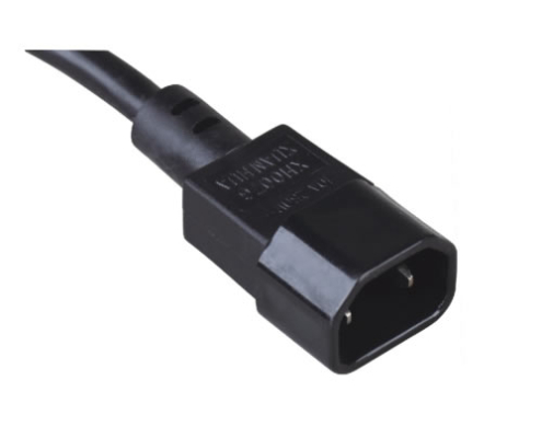 XC18 (XH007G) IEC C18 2-Pin Power Inlet Connector for Laptops & Office Equipment, UL Certified